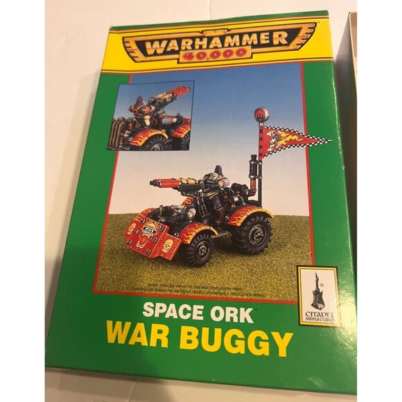 Warhammer 40K Space Ork War Buggy Model Kit 1996 Citadel Miniatures Complete - Picture 2 of 12